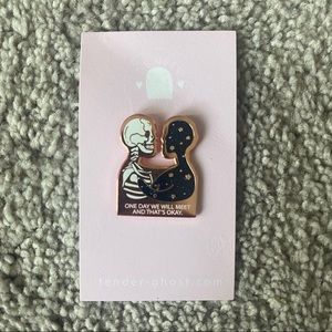 Death Acceptance Enamel Pin